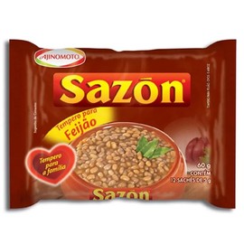 Seasoning Sazon for Sauce, Meat, Poultry, Fish, Seafood, Stews, Rice, Beans, and Other Dishes 2.11 oz by Brazilian Corner | Tempero Sazon Feijao