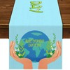 Nepnuser Earth Day Table Runner 72 Inches Long for Earth