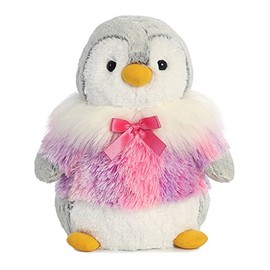 Aurora World 73944 9-Inch Pink Pompom Penguin Panache