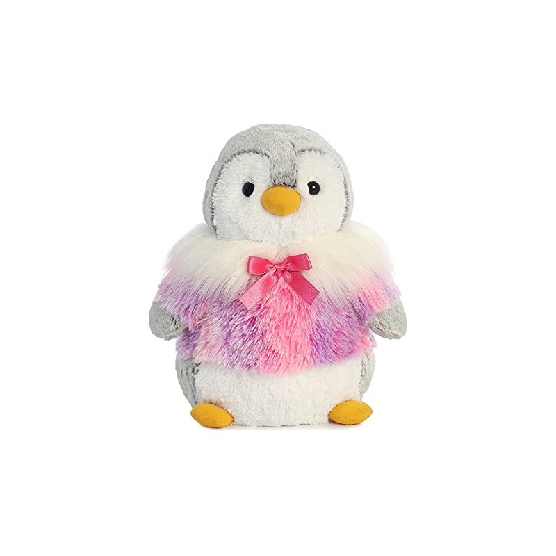 Aurora World 73944 9-Inch Pink Pompom Penguin Panache