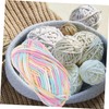 DOITOOL 2pcs Cotton Yarn for Knitting and Crocheting Soft and