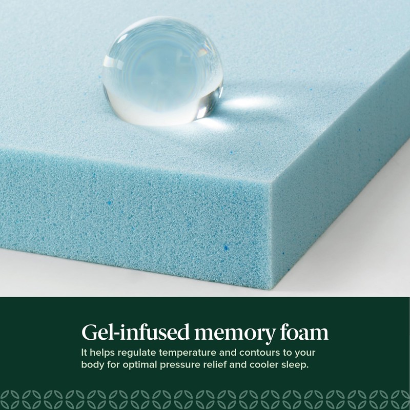 ZINUS 6 Inch Twin Cooling Essential Memory Foam Mattress [NewVersion],