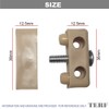 TERF® Heavy Duty Knockdown Fitting Beige Wood & Furniture Jointing