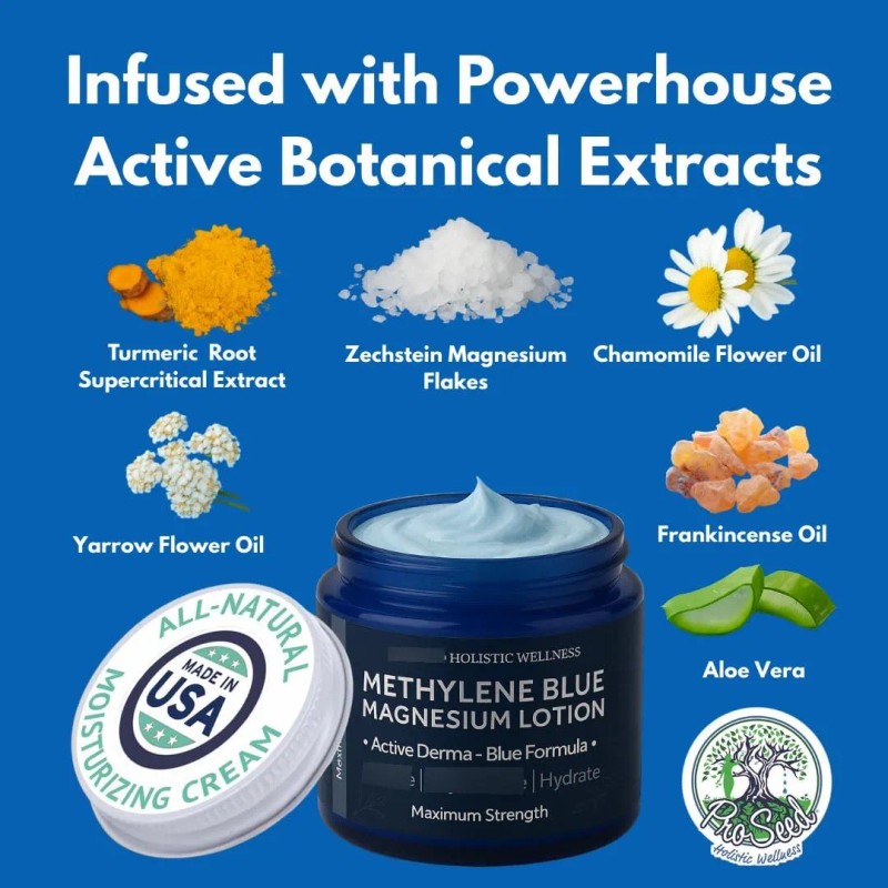 Loción De Magnesio Azul Con Milenrama Y Manzanilla 250ml