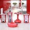 5 Piece Bathroom Accessories Set, Collection Bath Set Features Soap