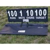 Bratla Cricket Scoreboard Portable Black Easy-Flip Scoreboard for Cricket Multi-Surface