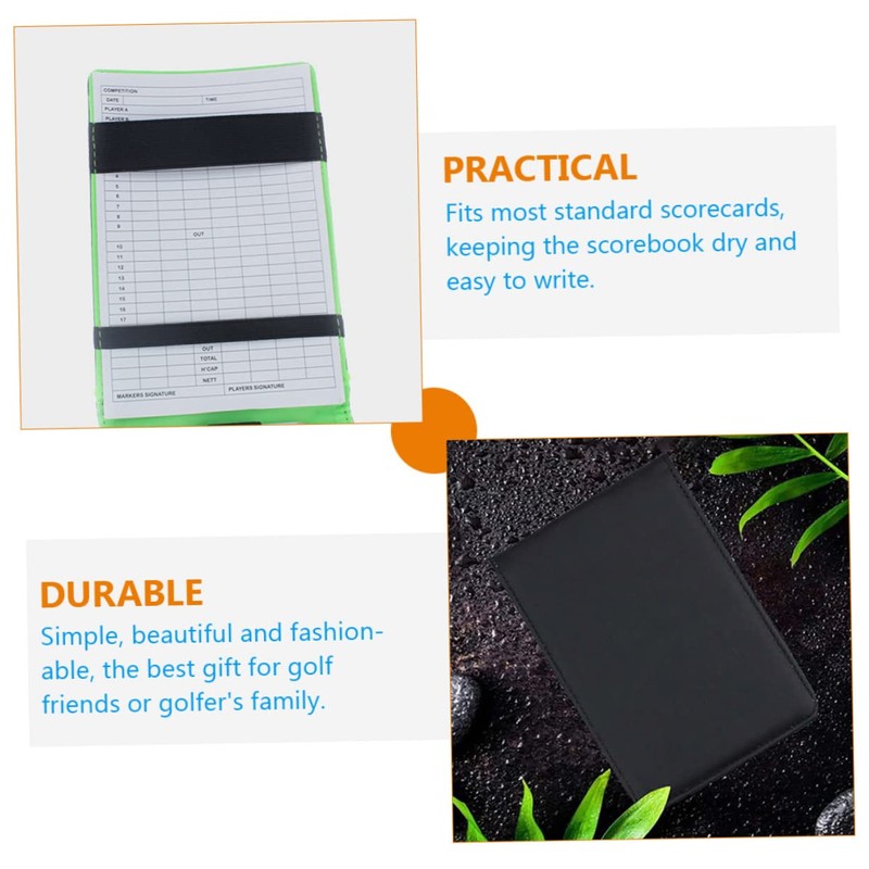 TOVINANNA Golf Scorecard Holder: Lightweight and Portable Scorebook for Outdoor
