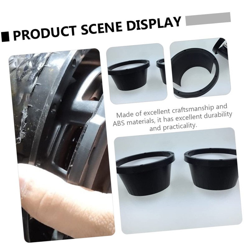 Gatuida 2sets 6.5 Inch Speaker Pad for Car Rubber Protection