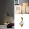 2pcs Ceiling Light Fan Switch Pull Cord Weight Handle Chain