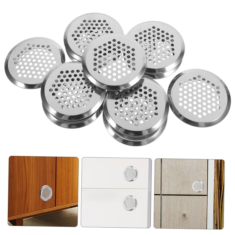 COHEALI 20Pcs Stainless Steel Round Air Vents Circular Soffit Vent