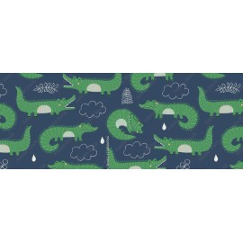 Handmade Alligator Crocodile Clouds Vinyl Wrap For Doc Band Helmet Baby Cranial Helmet