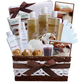 Hibiscus & Coconut Milk Bath & Body Spa Gift Basket