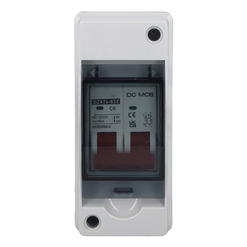 Circuit Breaker 2P 1000V DC 6A Isolation Switch with IP65