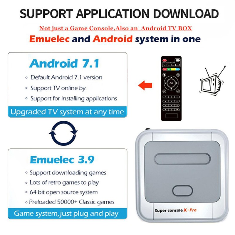 Wireless Retro Game Console Mini TV Video Game Player Portable