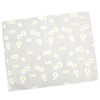 30PCS Frosted Slide Zip Plastic Bags Daisy Pattern Reusable Lightweight