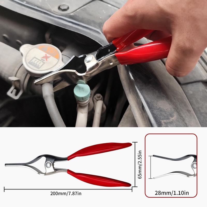 WISEUP 4PCS Hose Clamp Pliers Set - Includes 27" Long