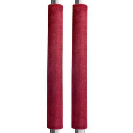 Sheskind Refrigerator Door Handle Covers Make Fridge Clean and Beautiful, Pack of 2 (16"*4", Burgundy)
