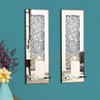 Pibeyer Crystal Crush Diamond Wall Candle Holder Set of 2,
