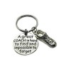 Running Coach Keychain, A Great Coach Is Hard To Find