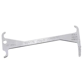 KMC Easy Chain Checker Chain Wear Indicator Tool, Universal, Silver
