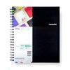 1 Subject Spiral Notebook Graph Ruled 8.5"x11" MIDNIGHT Black