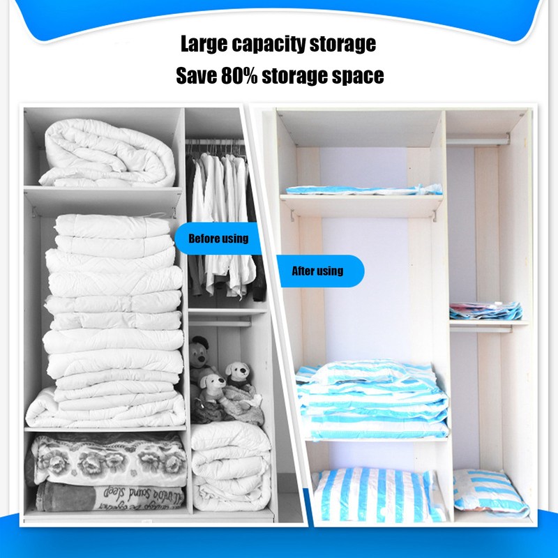 10Pcs/Set 12C Vacuum Storage Bag Space Saving Compressed Bag with
