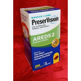 PreserVision AREDS 2 Eye Vitamin & Mineral Supplement (210 ct) with Lutein and Z