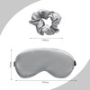 1 Simple Eye Mask and 1 Hair Scrunchie, Sleep Blackout