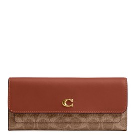 Coach Women's Essential Long Accessory-Travel Wallet, B4/Tan Caramel