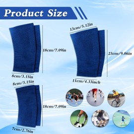 Kids Sports Gear Wrist Ankle Brace Knee Pads Support Compression Elbow Palm Protection Wrist Sleeve Protective Gear Girls Boys Ankle Wrap Support for Running Dancing Basketball Volleyball Te