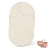 Moses Basket Wooden Base 10mm Hole, HSSZXFR Oval Shape Moses