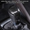 Gear Knob Trim Carbon Fibre Grain Scratch Free Replacement for
