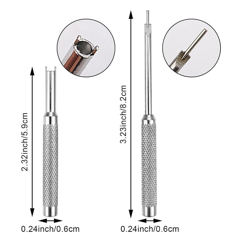 Biafiog 2 Set Air Brush Tools, Needle Packing Nut or