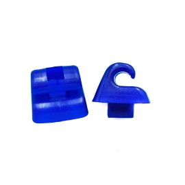 qualityparts_by_oh Mercedes Sun Visor Clips Holders W123 W124 W126 W140 W201 SET OF 2 NEW- Blue