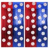 PintreeLand 2 Pack Baseball Foil Fringe Curtain Backdrop 3.3 *