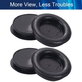 Fielect 30Pcs Rubber Grommets 7/8-Inch / 22mm Hole Wire Grommets Eyelet Ring Gasket Rubber Grommets for Wiring O Ring Electric Cable Protector, Black