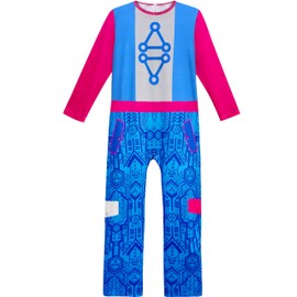 ESDFGHOP Zombies Costumes for Kids Girls Movie Character Jumpsuit Cosplay Bodysuit Uniform Outfits for 5-12 Years