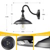SIEDiNLAR Solar Barn Lights & Solar Driveway Lights 9 Modes
