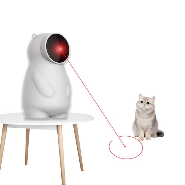HENESE Electronic Cat Toy, Cat Toy Self-Employment, Automatic Toy, Rechargeable