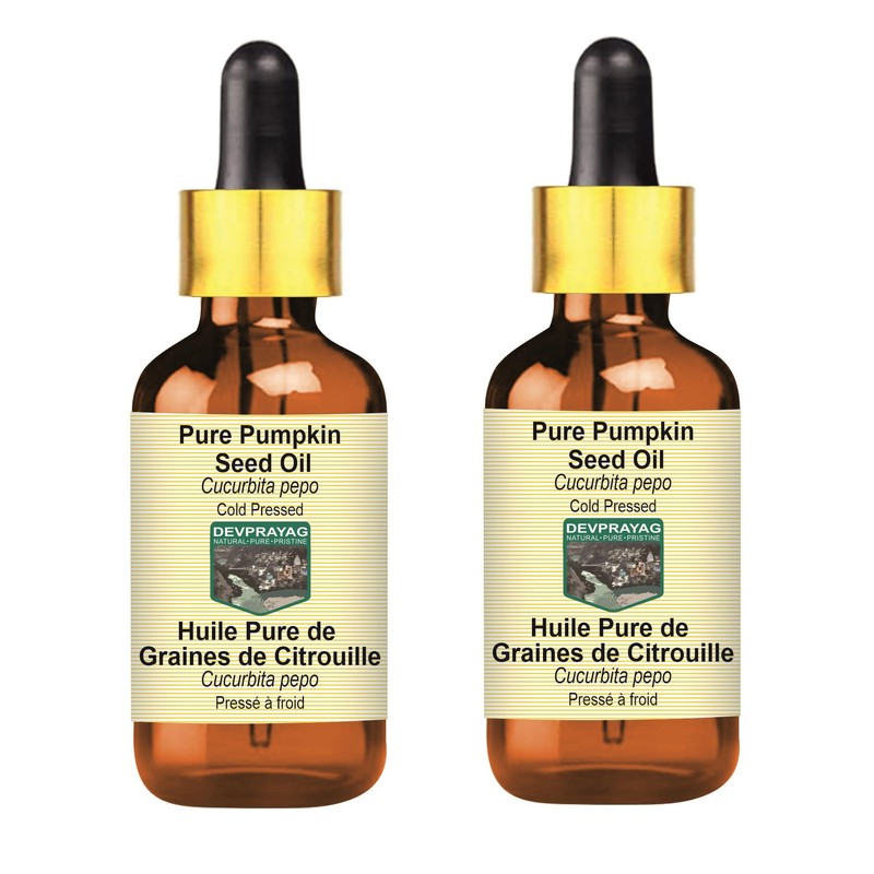 DEVPRAYAG DEVPRAYAG Pure Pumpkin Seed Oil (Cucurbita pepo) with Glass