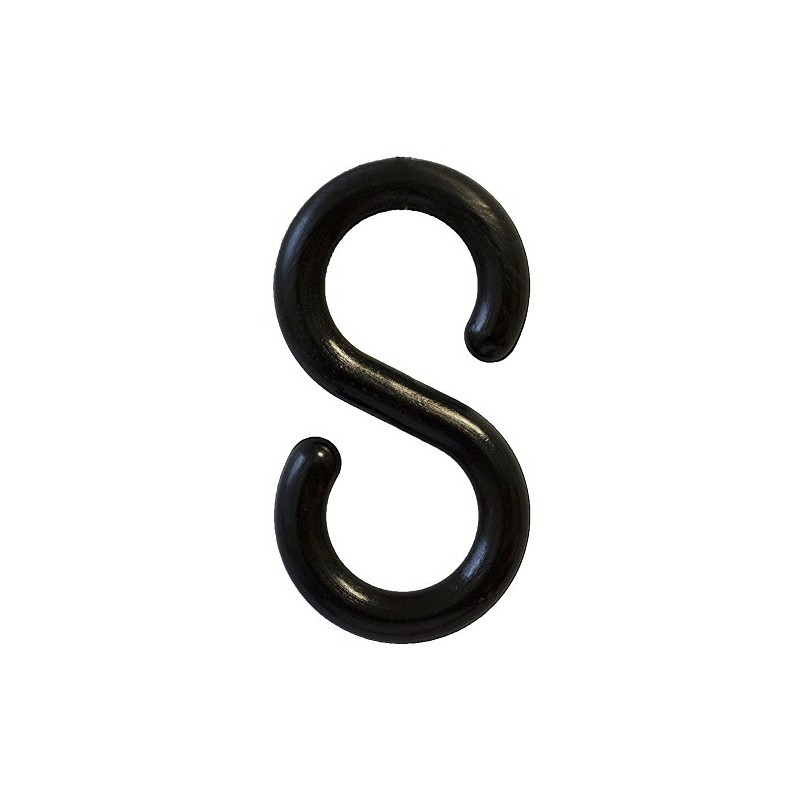 Mr. Chain S-Hook, 2-Inch, Black, Pack of 25 (50303-25)