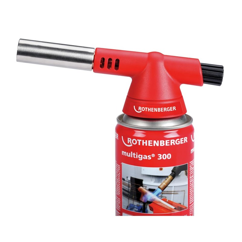 ROTHENBERGER Rofire Set of 4 with Multigas 300, 7/16 Inch