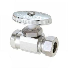 GULUANT Replacement 1/2 Inch FIP x 1/2 Inch Slip Joint Multi Turn Brass Angle Stop Valve for Thrifco Plumbing 4405466