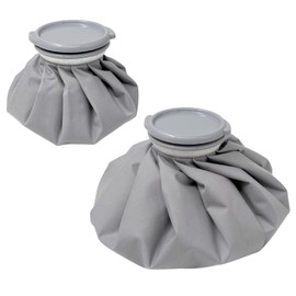 TUISKU Ice Bags, Set of 2, S, M, Icing Bags, Large Diameter, Ice Bags, Sports, Outdoors, Heatstroke Prevention, Gray