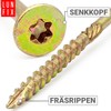 Lun Fix Chipboard Screws 4.5 x 80 mm | Pack