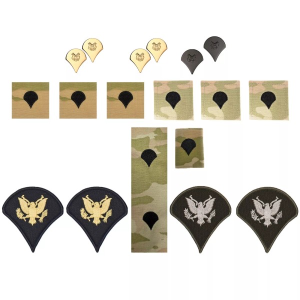 US Army New Male Specialist Rank Bundle For All your