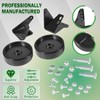 Bonbo OEM-190-183 Deck Wheel Kit Replacement for MTD Lawn Tractor