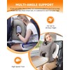 Sunany Travel Pillow, Inflatable Neck Pillow Used for Airplanes/Cars/Buses/Trains/Office Napping