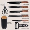 Knife Set, 8 Piece Kitchen Knife Set, Stainless Steel Knives