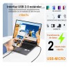 Pack de 10 Cables USB a Micro USB (V8) de